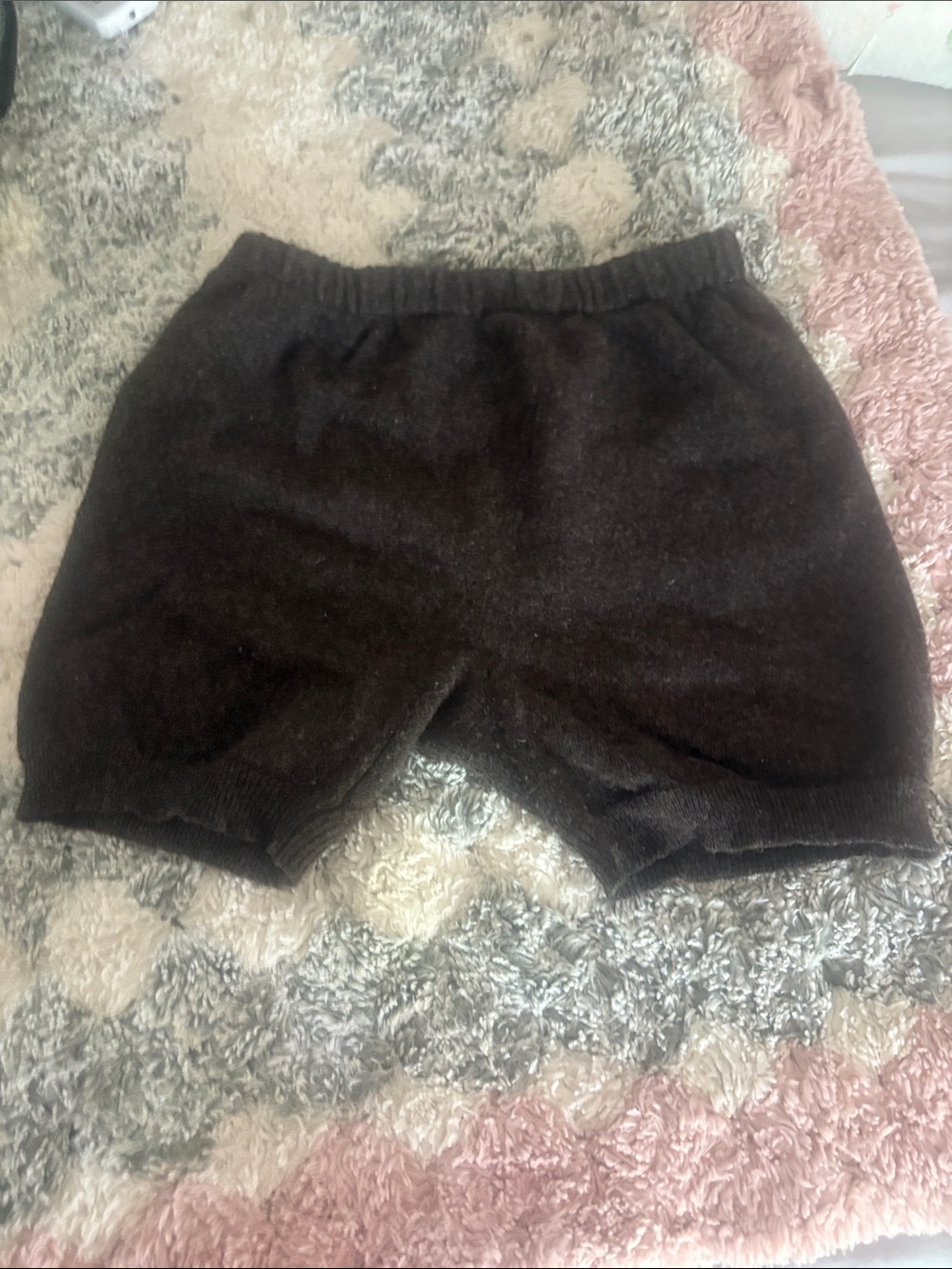 Women’s Brown wool shorts. Handmade by TOD